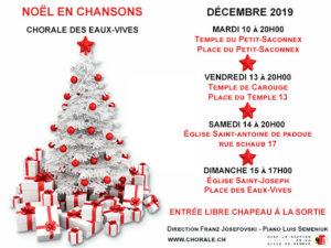 CHRISTMAS IN SONGS @ Temple Du Petit-Saconnex