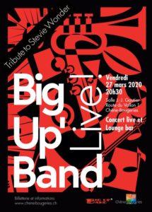 BIG UP' BAND LIVE - TRIBUTE TO STEVIE WONDER @ Salle communale Jean-Jacques Gautier