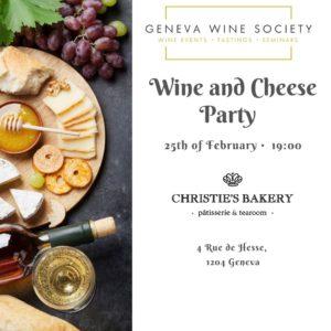 WINE AND CHEESE PARTY @ Christie's Bakery