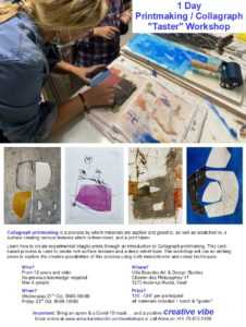 Printmaking / Collagraph Taster Workshop @ Villa Beaulieu Art & Design Studios