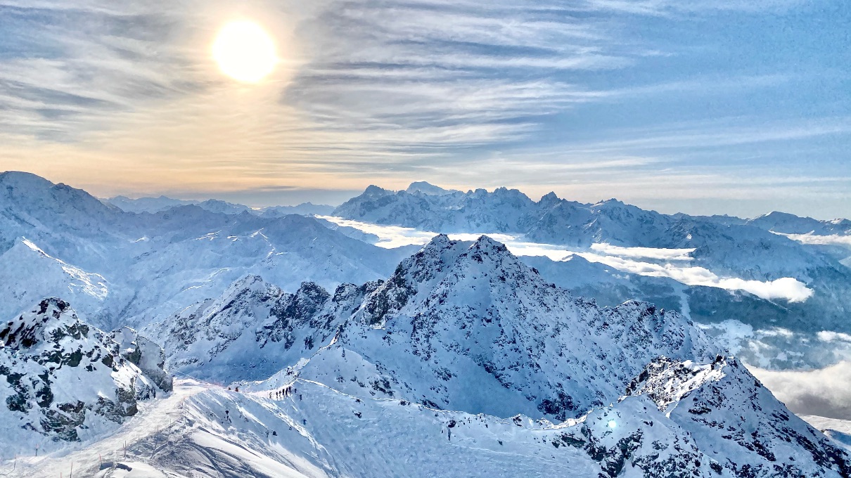 View from Mont Fort - ski resorts near Geneva