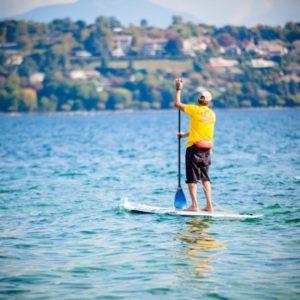 Paddle boarding in Geneva