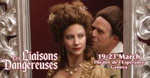 LES LIAISONS DANGEREUSES – GENEVA ENGLISH THEATRE @ Théâtre de l’Espérance 